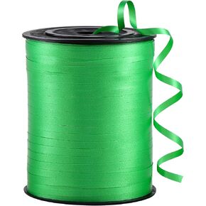 White Crimped Curling Ribbon 1/5" Wide × 500 Yards Curling Ribbon for Gift Wrapping,Balloon String,Birthday Party,Ribbons for Festive Crafts,Wedding Decoration,Florist Flower,Art Craft