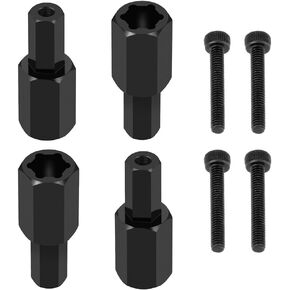 5mm to 5mm Wheel Hex Hub Adapters +12.5mm Extended Wheel Spacers for WPL C34 C24 Crawler Upgrade Part