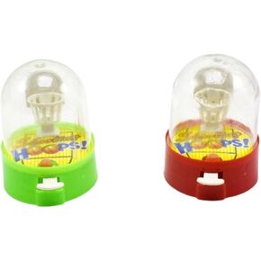 2 Pcs Finger Basketball Shooting Game Set Toy Basketball for Kids and Adults - Basketball Party Supplies and Table Decorations for Basketball Party Games