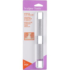 Polyform Sculpey Tools 8" Acrylic Roller, essential clay tool, use with multiple types of clay