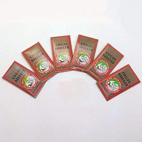 YICBOR 60PCS Organ Flat Shank Home Sewing Machine Needles 15X1 HAX1 130/705H Size 8,11,12,14,16,18 for Brother Singer