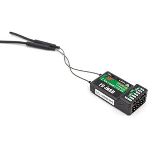 Flysky FS-iA6B 2.4Ghz 6 Channel Long Range Dual Pass PPM PWM Output and Telemetry with ibus Receiver for RC Car Boat