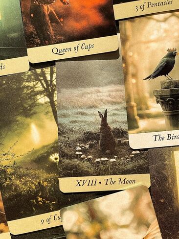 Bird King Tarot, Tarot Cards Deck with Guidebook for Beginners to Experts (in PDF), 78-Card Deck + Extras, Premium Quality Tarot Deck About Nature in Saudi Arabia