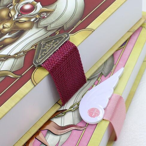 Cardcaptor Cards Magic Book anime Tarot Cards تعيين جديد في Home Box Collections Captor Cosplay Prop (Pink) in Saudi Arabia