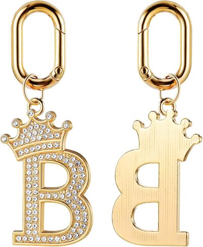 Tallew Dog Pet ID Tag, Letter Shapes Dog Collar Charm Name Tags Pet Personalized Dog Tag with Bling Rhinestones for Most Anti Lost Collar for Christmas Birthday Party Daily Decorations Gift in Saudi Arabia