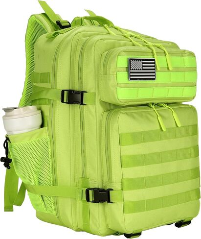 45L Tactical Assault Backpack 3 day assault pack with Molle Waterproof backpack Rucksack for Tactical Backpacks (Black-2) in Saudi Arabia