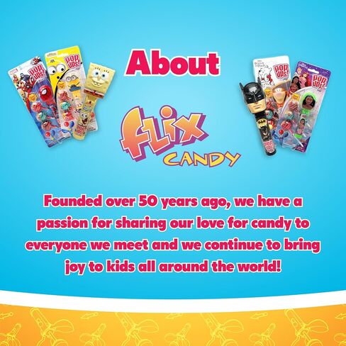 Pop Ups! Spiderman Lollipop Holder - 12 Lollipops with Cases - Individually Wrapped Candy Party Favors - Spiderman Candy - Bulk Set of 12 in Saudi Arabia