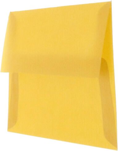 ورقة مربى A2 مظاريف دعوة Vellum الشفافة - 4 3/8 × 5 3/4 - الذهب - 50/حزمة in Kuwait