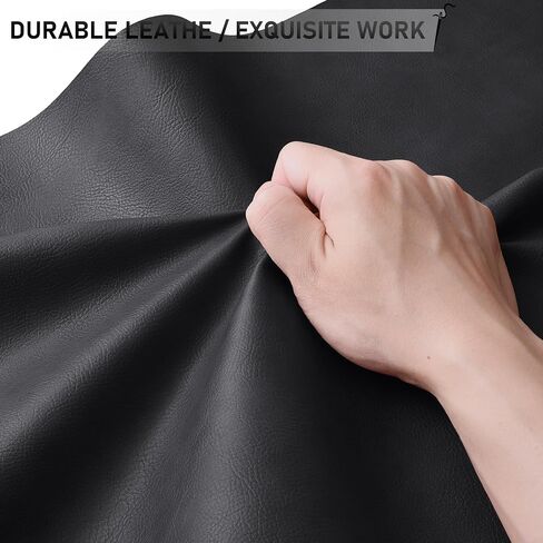 YAFLC Self Adhesive Leather Repair Patch Tape, 8.3×11 inch Vinyl Leather Repair Kit for Furniture, Car Seat, Chairs, Couch, Sofa, Jacket Black in Saudi Arabia