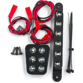 RC LED/COB Light Kit Front & Rear Lights Headlight Taillights for 1/6 Tra-xxas XRT 8S RC Car Buggy (RC LED Light Kit)