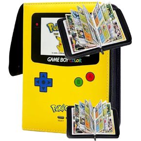 LOKITO Card Binder 9-Pocket Trading Cards Holder for Most Standard Size Cards Waterproof Trading Binders Fits 900 Cards Collection Albums with 50 Removable Sleeves