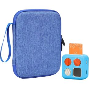 Card Case for Yoto Cards – Kids Accessory, Soft Portable Folder with Zipper & 96 Pockets Player & Mini Audiobook Cards, Card Binder Holder with Yoto Mini Silicone Case for Travel (Green)