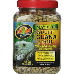 Zoo Med Laboratories SZMZM85 Iguana Adult Soft-Moist Pellets, 10-Ounce