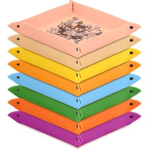 8 pcs 16 '' x 16 '' صواني الألغاز الكبيرة الإضافية ، شعرت بصواني ألغاز قابلة للتكديس لفرز قطعة ألغاز صواني الألغاز بانورامسو لفرز 2000/3000/5000/6000 قطعة in Kuwait