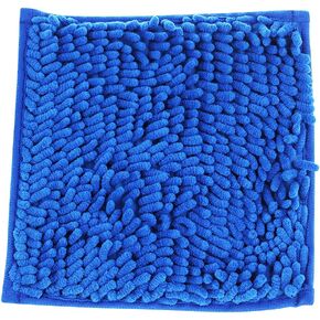 School Locker Interior 10" Square Locker Fur Rug Carpet (Blue)