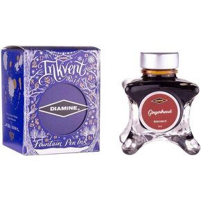 Diamine - Fountain Pen Ink, Gingerbread, 50ml, Inkvent, Blue Edition