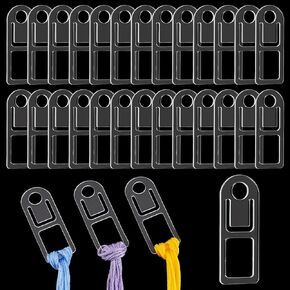PH Pandahall التطريز Frovery Organizer 50pcs تطريز الخيط بوكز واضح بطاقات خيط التطريز