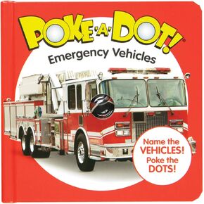 Melissa & Doug 41355 Poke-a-Dot Emergency Vehicles | Activity Books | 3+ | Gift for Boy or Girl