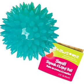 Gnawsome Squeak and Light Football,Multicolor,2.5",10010, 1 Count