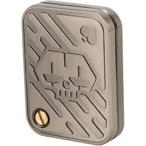 Anxiety Relief Slider Toy, Metal Push Slider Toy Poker Push Slider Toy Mini Ergonomic Stress Relief Reduce Pressure Metal Slider Toy Fidget Blocks for ADHD Adult