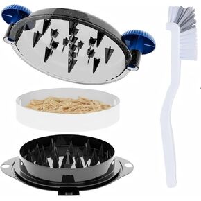 Chicken Shredder Tool Twist Meat Shredder Chicken Breast Shredder Large-Shredding Tools with Stainless Steel Spikes Chicken Breast, Pulled Pork, Beef (BT-008-FBA)