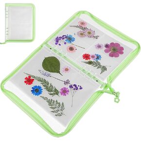 ملصق kallory Sticker Storage Organizer جمع الألبوم Zipper Binder Abrans reusable جمع كتاب Binder Binder Photocard Binder مع الأكمام البطاقة لبطاقات Kpop Pictures الرياضية