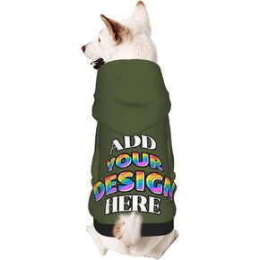 Dog Clothes for Small Dogs, Dog Hoodie Hoodies Custom Pet Puppy Sweatshirt Sweaters Ropa para Perros Pequeños Personalized Sweater Shirt,Black02, XS, Customized Gifts