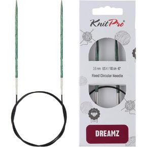 KnitPro Dreamz Fixed Circular Needles 40" (100cm) | US Size 4 (3.5mm) - Knitting Needles for DIY Knitting