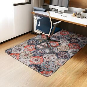 Office Chair Mat for Hardwood Floor & Tile Floor, 33" x 48"Heavy Duty Desk Floor Mat, Computer & Desk Chair Mat for Rolling Chairs, Hard Floor Protector for Home Office
