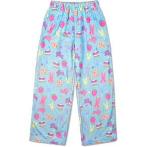iscream Big Girls Silky Soft Plush Bold Print Fleece Pants - Bake Shop Collection Collection in Kuwait