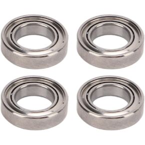 Alomejor RC Car Bearing 4x7x1.8mm Stainless Steel Ball Bearings for 144010 1/14 Remote Control Car