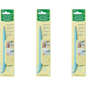 CLOVER 7807 Hold It Precision Angled Silicone Stiletto (Pack of 3) - Blue