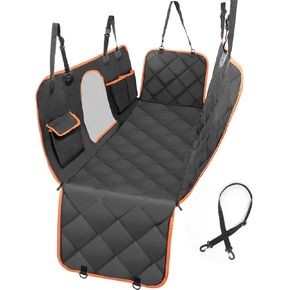 Nobleza Dog Hammock Backseat Extender for Dog Pet, Convertible Nonslip Waterproof Backseat Seat Protector with Mesh Visual Window, Scratch Resistant Rear Pet Seat Covers for Rear Seat (Extender)
