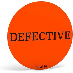 Kenco 2" Circle Inventory Control Stickers for Shipping and Inventory - 500 Permanent Adhesive Labels Per Roll Made in The USA (DEFECTIVE, 1 Pack)
