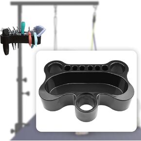 Rotatable Pet Grooming Tool Holder, Portable Dog Grooming Arm Organizer, for Storage Pet Hairdressing Scissors Clips Brushes