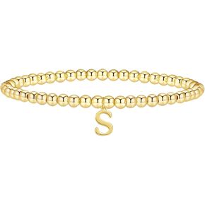 أساور الذهب للنساء داينتي 14K مطلية بالذهب سحر سوار مطرز أساور للنساء الذهب الأولي تمتد الخرزة سوار سوار مرن للنساء هدية العصرية in Kuwait