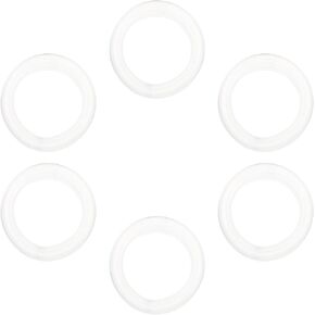 ULTECHNOVO 6Pcs Soft Silicone Finger Rings for Dog Grooming Scissors, Comfortable and Flexible Finger Protectors for Grooming Accessories