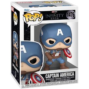 Funko POP Marvel: Infinity Saga - Captain America - Collectable Vinyl Figure - Gift Idea - Official Merchandise - for Kids & Adults - Movies Fans - Model Figure for Collectors and Display