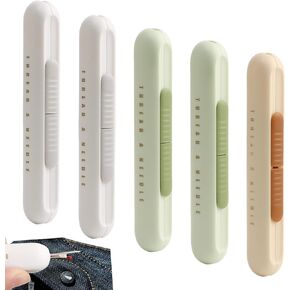 5PCS 2 in 1 Needle Threader Seam Ripper,Tretchable Needle Threader and Seam Rpper,Convenient Threading and Seam Remover,Simple 2 in 1 Needle Threader,Suitable for Hand Knitting and Sewing Projects