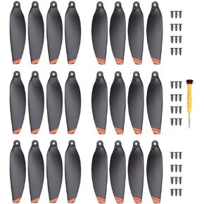24-Piece Mini 2 Propeller Replacement Low-Noise and Quick-Release Blades Compatible with DJI Mini 2 / Mini SE/Mini 2 SE/Mini 4K Drones, Orange