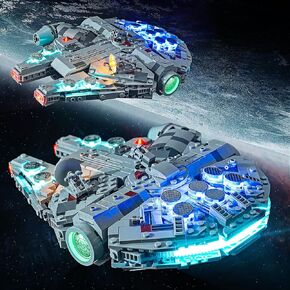 LED Lighting Compatible with Lego Millennium Falcon 75375, Light Kit Compatible with Lego 75375, Giving Light to Model, NOT Included The Model Set（Standard Version）