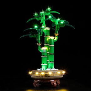 مجموعة مصباح LED LED Bricksoul لـ Lego Botanicals Lucky Bamboo Building مجموعة ، متوافقة مع Lucky Bamboo Lego Light Kit ، Light Up Legos Lucky Bambo sely - بدون مجموعة Lego (إصدار كلاسيكي)