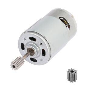 Agatige RS550 DC Motor, 12V 550-10000RPM Gear Micro Motor Electric Saw Motor 35W-55W DC Motor Speed Controller High Speed Motor with 2 Tooth Head for Toys, Electric Vehicles, Toy Cars, Motorcycles