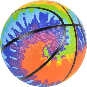 ArtCreativitive Tie Tie Dye Lugment Forball for Kids ، كرة ركلة مطاطية نطاطية للفناء الخلفي والحديقة والمرح في الهواء الطلق ، وألوان قوس قزح جميلة ، وألعاب خارجة متينة للبنين والبنات المباعة