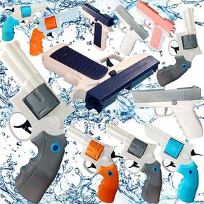 12 عبوة سائبة SQUIRT Watergun ، حمام السباحة الصيفي حفلة في الهواء الطلق النشاط المائي يلعب لعبة الحفلات