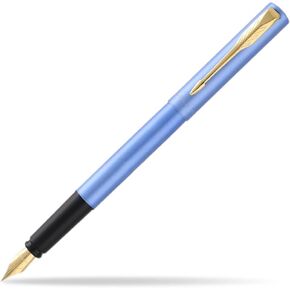 Parker Vector XL Blue GT Fountain Pen with Gold Trim