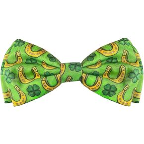 Huxley & Kent Bow Tie for Pets | Lucky Charm (Large) | St. Patricks Day Bow Tie Collar Attachment | Fun Bow Ties for Dogs & Cats | Cute, Comfortable, and Durable | H&K Bow Tie