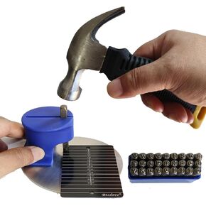 Titanium Seed Phrase Storage - 4 Plate Design with Stamped Tools, Tamper-Proof Screws & Seal, Includes Protective Tools(No Hammer Included), Compatible with Trezor, Onekey