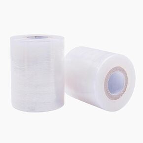 2 Pack Stretch Wrap Mini Roll, Clear Heavy Plastic Wrap 4in*1000ft – Improved Protection for Packing, Moving, or Office for Packaging Bounding Storing Pallet Bottles cans