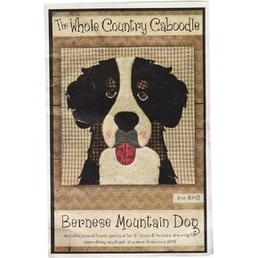 Whole Country Caboodle Bernese Mountain Dog Precut Fused Applique Pack Pattern
